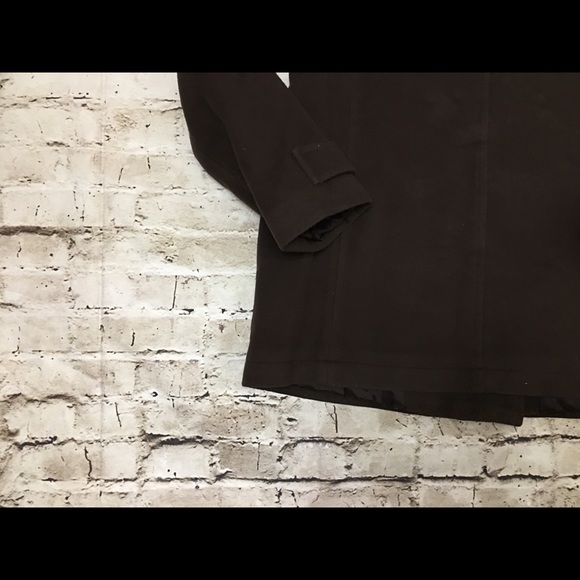 L.L.Bean Brown Pea Coat - Picture 8 of 8